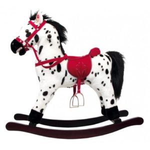 Spotted rocking horse
