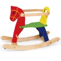 Rocking horse with hanger